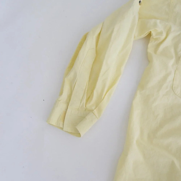 Vintage Hook & Tackle Outfitters  Technical Fishing Gear Yellow Button Up Shirt - Picture 8 of 11